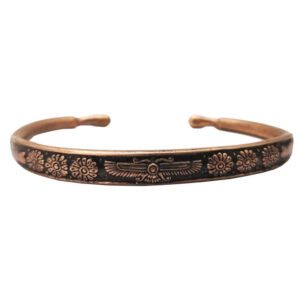 Persian Copper Bracelet Affirmation – Farvahar