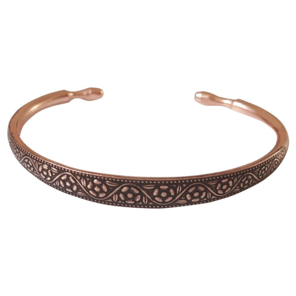 Persian Copper Bracelet - Floral