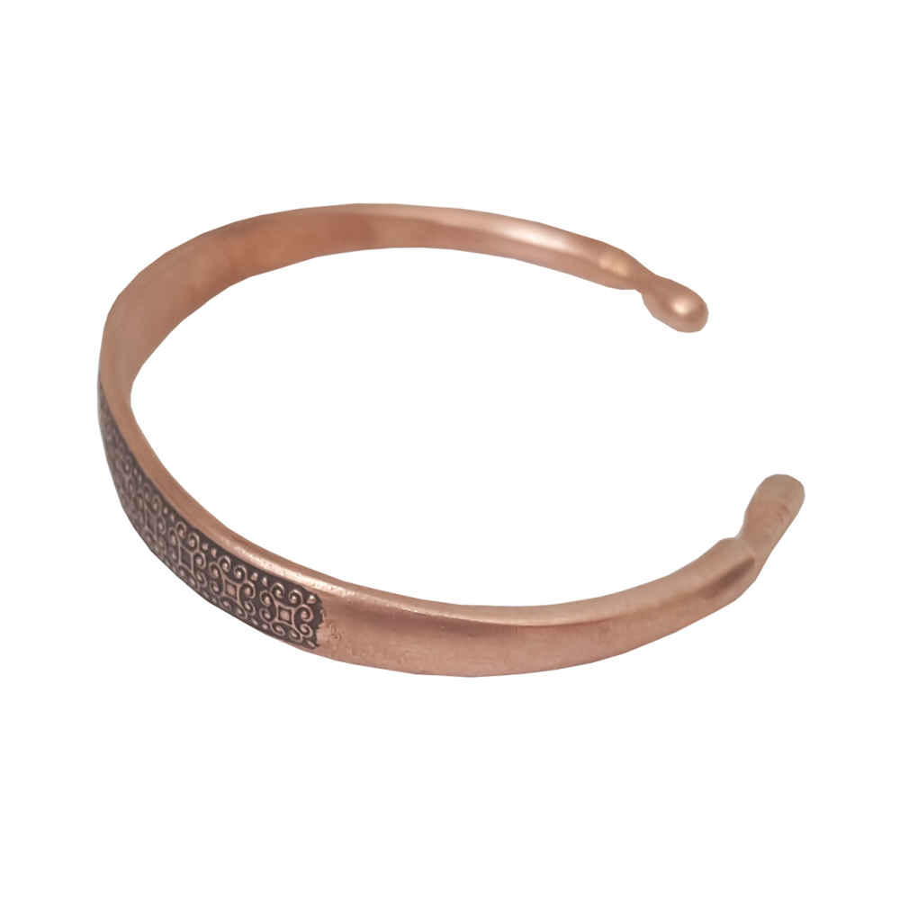 Persian Copper Bracelet Affirmation – Flower