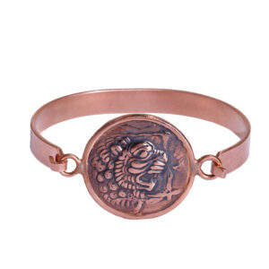 Persian Copper Bracelet Model Mordad Symbol