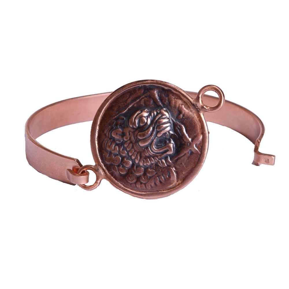 Copper Bracelet – Mordad Lion Symbol Design