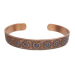 Persian Copper Bracelet – Lotus Flower