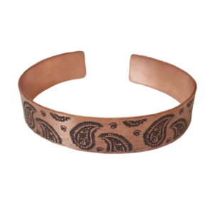 Persian Copper Bracelet Model Termeh