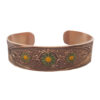 Persian Copper Bracelet Affirmation - lotus