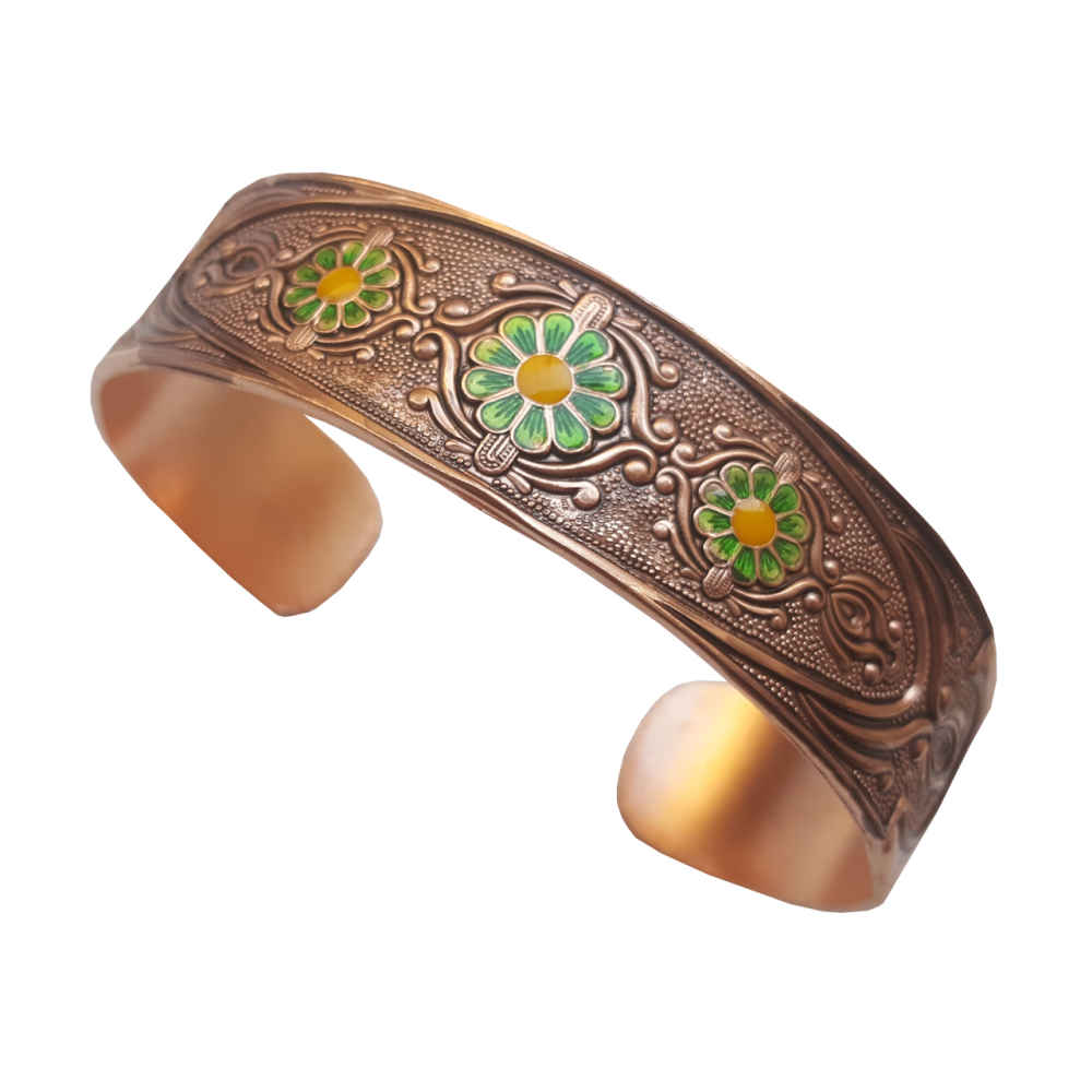 Persian Copper Bracelet Affirmation – lotus