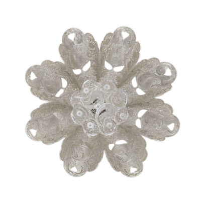 Persian Filigree Decorative Bowl – Traditional Taban Artisan Work