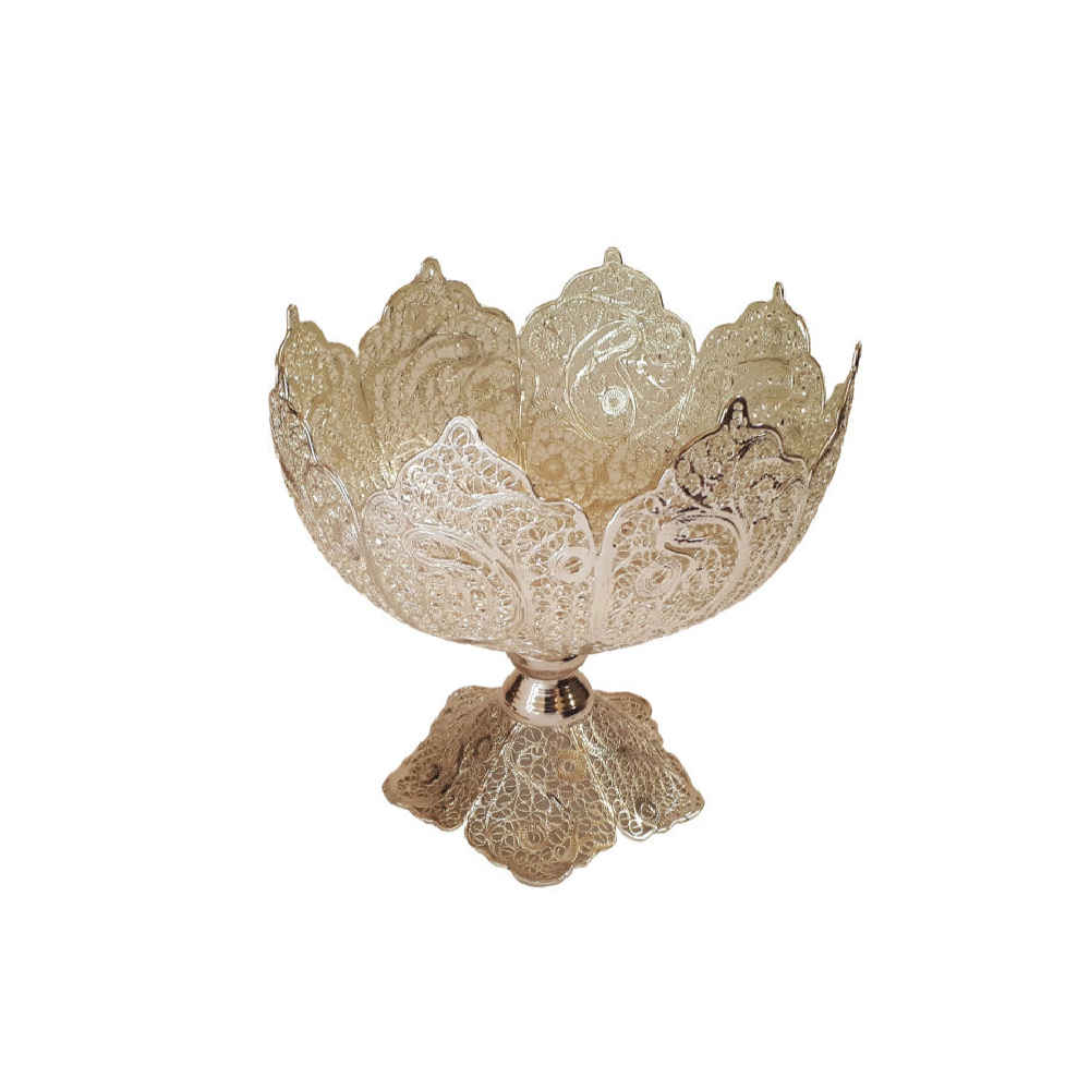 Persian Filigree Decorative Bowl – Tida 15 Elegant Craftsmanship