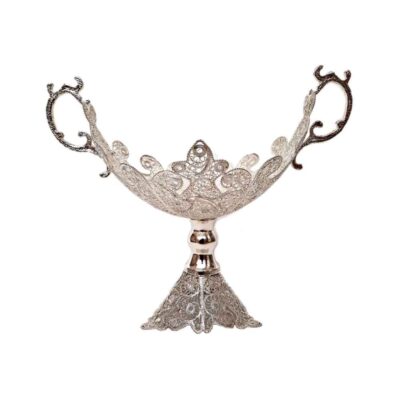 Persian Filigree Decorative Bowl – Artisan-Crafted Tooran Design