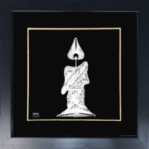 Framed Filigree Art – Artistic Candle