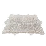 Persian Artisanal Filigree Copper Decorative Tray Samin