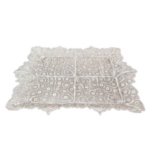 Persian Filigree Silver Tray Dish Model Samin