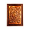 Handmade Framed Persian Engraved Copper Art Yazdan – Traditional Wall Decor