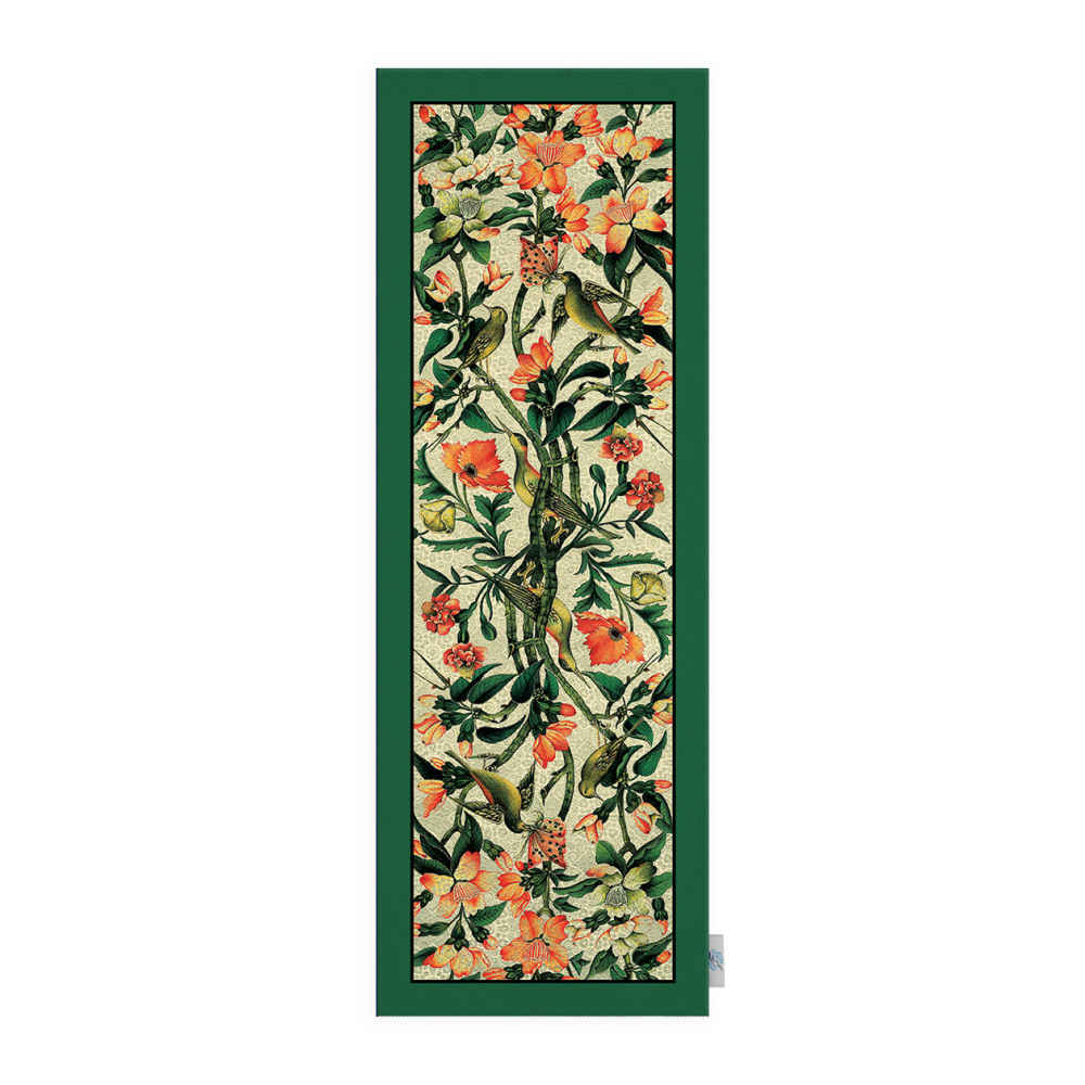 Persian Elegance Green Velvet Table Runner Nazanin