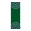 Persian Elegance Green Velvet Table Runner Shams