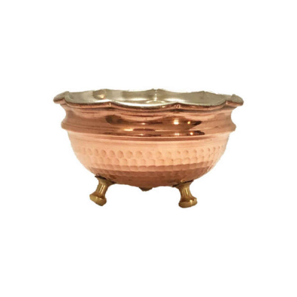 Traditionally Hammered Copper Dinnerware Bowl - Artin