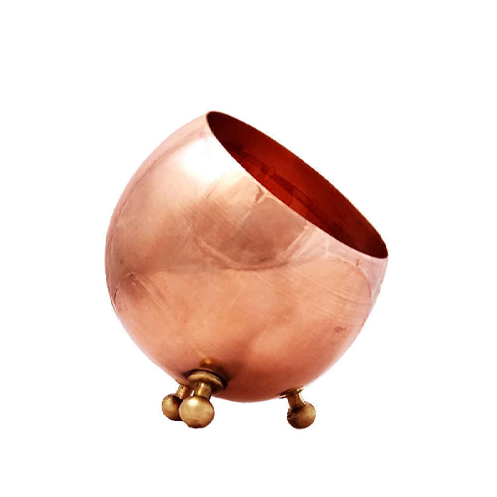 Copper Dessert Serving Bowl Traditionally Hammered Rima