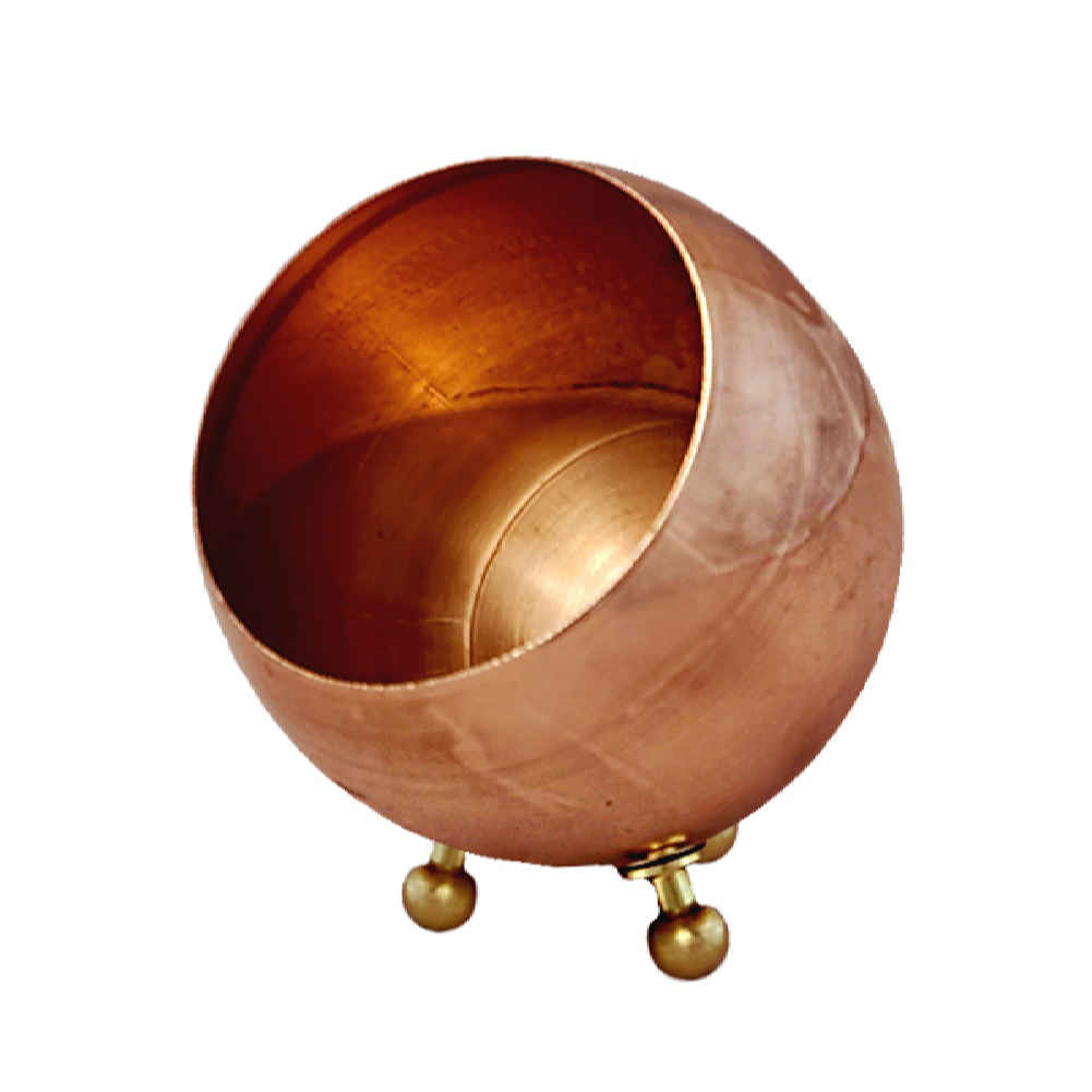 Copper Dessert Serving Bowl Traditionally Hammered Rima