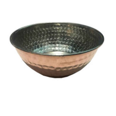 Traditionally Hammered Copper Dinnerware Bowl – Yeganeh