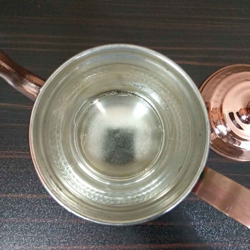 Persian Copper Teapot Handcrafted and Hammered Tanin