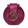 Luxurious Handcrafted Leather Crossbody Shoulder Bag - Persian Anar Design