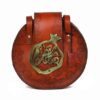 Luxurious Handcrafted Leather Crossbody Shoulder Bag - Persian Anar Design