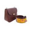 Luxurious Handcrafted Leather Crossbody Bag - Persian Bagh Design