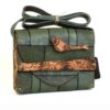 Luxurious Handcrafted Leather Crossbody Shoulder Bag - Birds Design