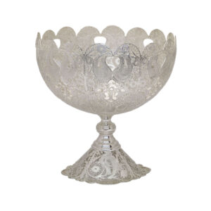 Persian Malileh Kari Silver Fruit Bowl Model Pegah