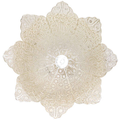 Persian Filigree Decorative Bowl – Shokoh Malileh-Kari Silver Fruit Bowl