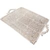 Persian Malileh Kari Silver Tray Dish Model Javid