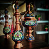 Decorative Copper Bottle Persian Minakari Enamel Parvaz