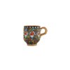 Artistic Pottery Cup - Handcrafted Minakari Enameled, Atlas Model