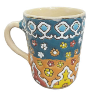 Persian Minakari Hand Painted Mug Model Royal