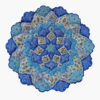 Decorative Copper Wall Plate Hand-Painted with Persian Minakari Enamel Esfand