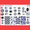 Evil Eye Nail Stickers - Cheshm Nazar II