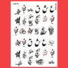Persian Nail Stickers - Eshgh Pattern