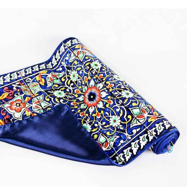 Persian Style Blue Velvet Runner Model Homa