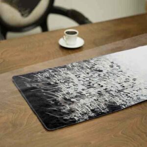 Persian Style Gray Velvet Table Runner Model Sher