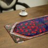 Persian Elegance Red Velvet Table Runner Behesht