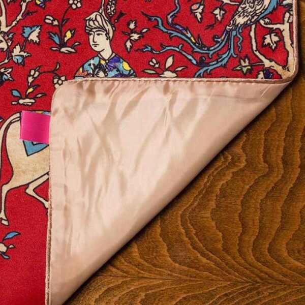 Persian Style Red Velvet Table Runner Model Rakhsh
