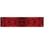 Persian Elegance Red Velvet Table Runner Saltanati