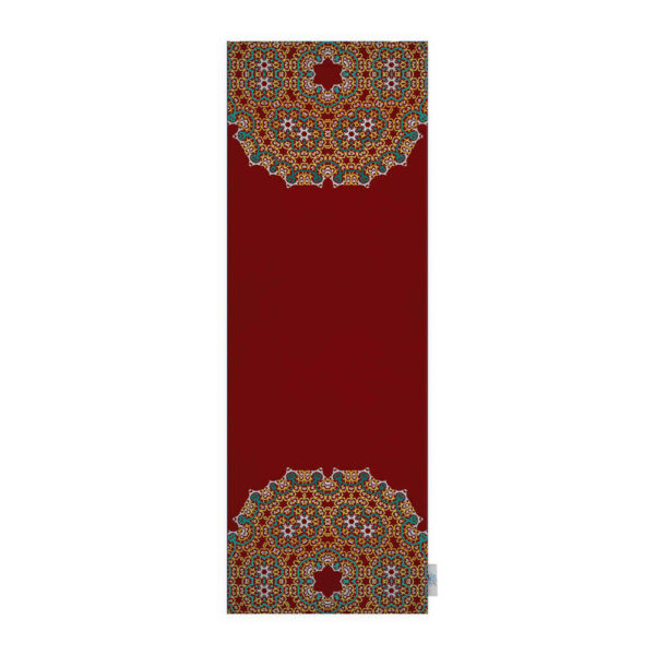 Persian Style Red Velvet Table Runner Model Shams II
