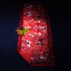 Persian Elegance Red Velvet Table Runner Shekargah II