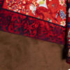 Persian Elegance Red Velvet Table Runner Shekargah II