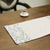 Persian Elegance White Velvet Table Runner Negar