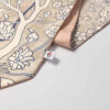 Persian Elegance White Velvet Table Runner Sima
