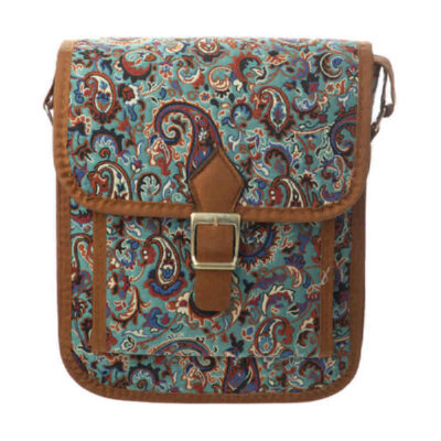 Persian Termeh Crossbody Shoulder Bag with Bohemian Pattern – Zaman