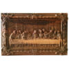 Framed Wood Carved Art Artistic The Last Supper