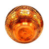 Handcrafted Persian Engraved Copper Vase Decorative with Gol o Morgh Design