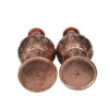 Decorative Copper Bottle Handcrafted Persian Engraved Parseh (2x)
